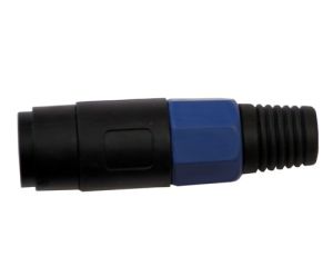 Gniazdo speakon 4 pin niebieskie ---