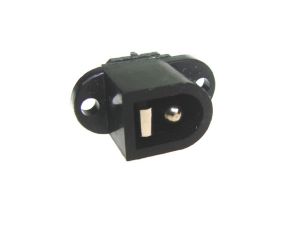 Gniazdo DC 2,5mm montaz.do obudowy plastik