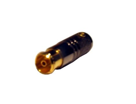 Gniazdo antenowe proste złote 8mm  ----