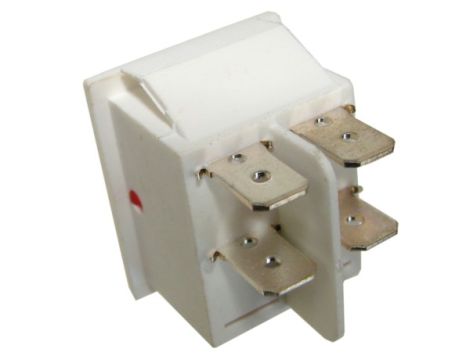 Przełącznik IXL201 1A 230V/15A czerwony biała obud - 2