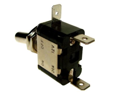 Przełącznik samoch. podświetlany 12V/20A czerwona - 2