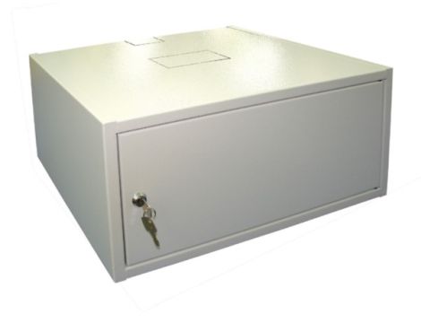 Szafa rack 19"  4,5U wisząca 550x350 biała bez tył