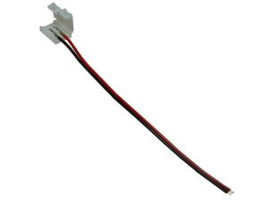 Złączka led  8mm 3528 na kablu jednostronna samoza