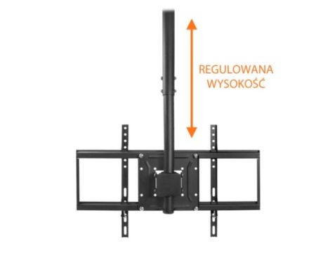 Uchwyt LCD TV 35"-65" 60kg czarny sufitowy - 4