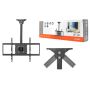 Uchwyt LCD TV 35"-65" 60kg czarny sufitowy - 7