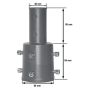 Uchwyt adapter lampy ulicznej 60/40mm - 3