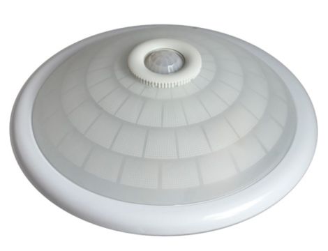 Plafon 2x40W  E27 z czujnikiem PIR szkło iglo