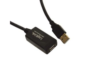 Przedłużacz USB AM-AF aktywny 25m Logilink