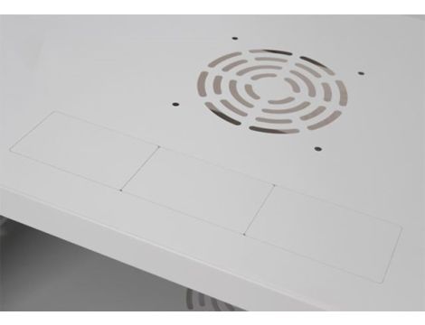 Szafa rack 19"  4U wisząca 450mm RAL7035 drzwi szk - 4