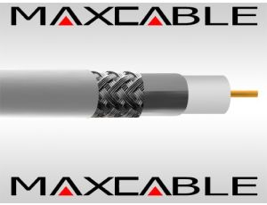 Przewód RG6U 1,13Cu 100m 100% MAXCABLE