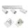 Lampa spotlight Fargo 3xGU10 biała