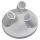 Lampa spotlight Kinia 3xGU10 biała okrągła