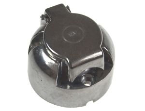 Gniazdo przyczepy samochodowej 12/24V 7pin alu --