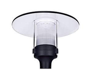 Lampa parkowa led Promenad 40W 4000K czarna rozsył