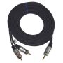 Kabel Jack3,5st-2RCA Digital  5,0m złote -- - 3